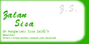 zalan sisa business card